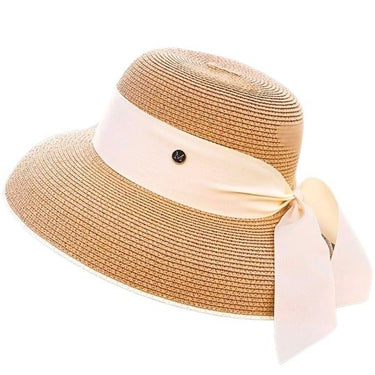Chapeau Cloche Femme Paille Et Ruban